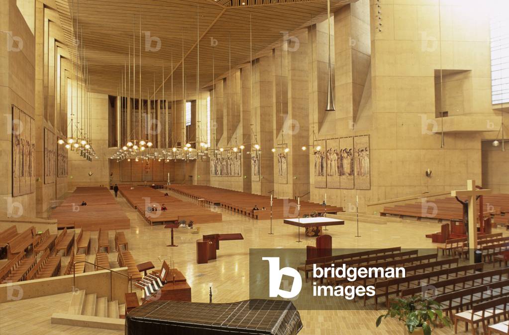 Cathedrale Notre Dame des Anges, 555 West Temple Street, Los Angeles (California, USA). Architect Rafael Moneo, 2002.