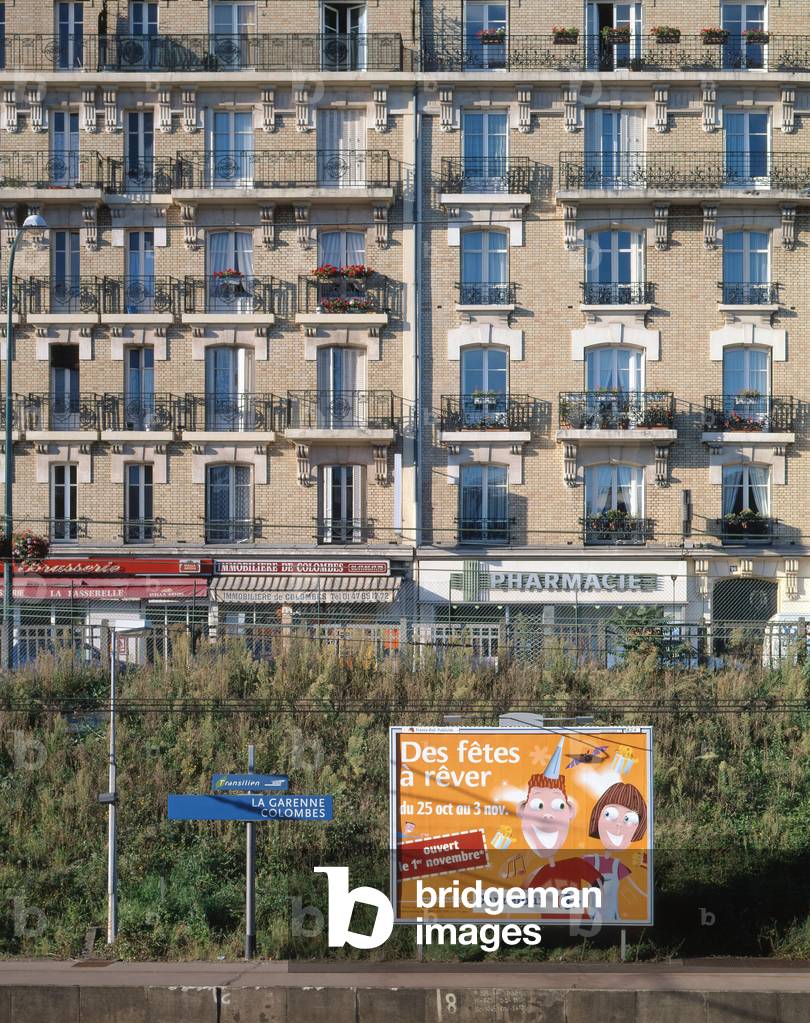 Transilien station at Colombes in the Hauts de Seine.