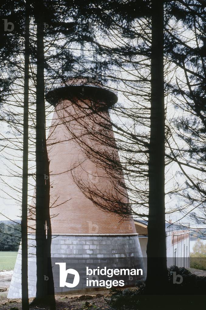 Centre national d'art et de paysage in Vassiviere in Limousin, France. Architecture by Aldo Rossi and Xavier Fabre, 1990. Photography 1990