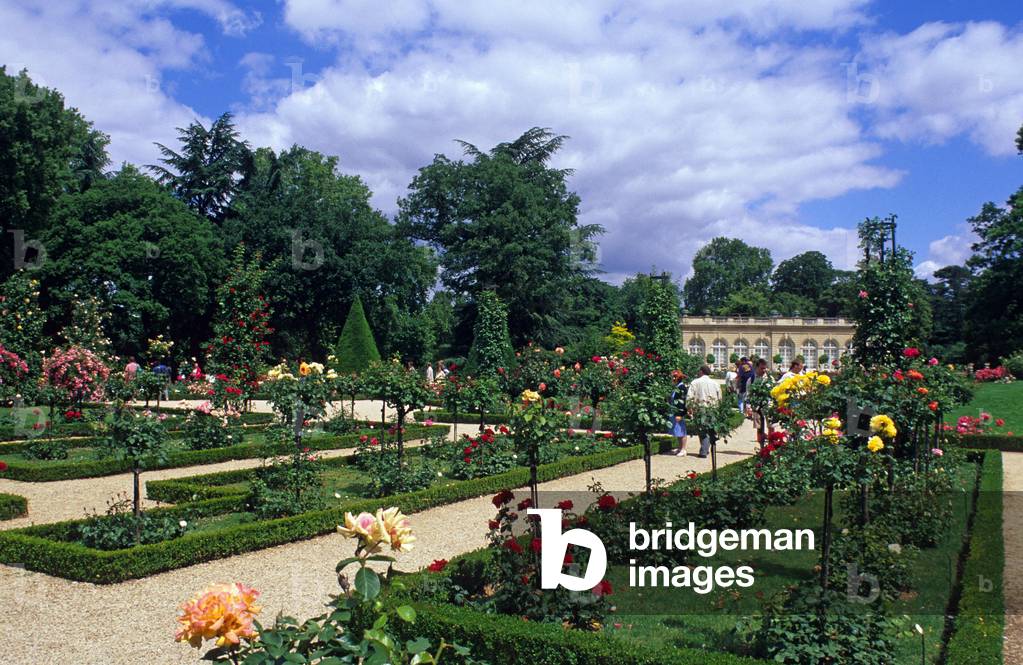 Parc de Bagatelle, Paris 75016. The result of a bet between Marie-Antoinette and the Comte d'Artois, who had acquired the estate in 1775, this trifle miraculously emerged from the earth in sixty-four days! The park was designed by Belanger and realized by Thomas Blaikie, in a typical Anglo-Chinese style of that period.