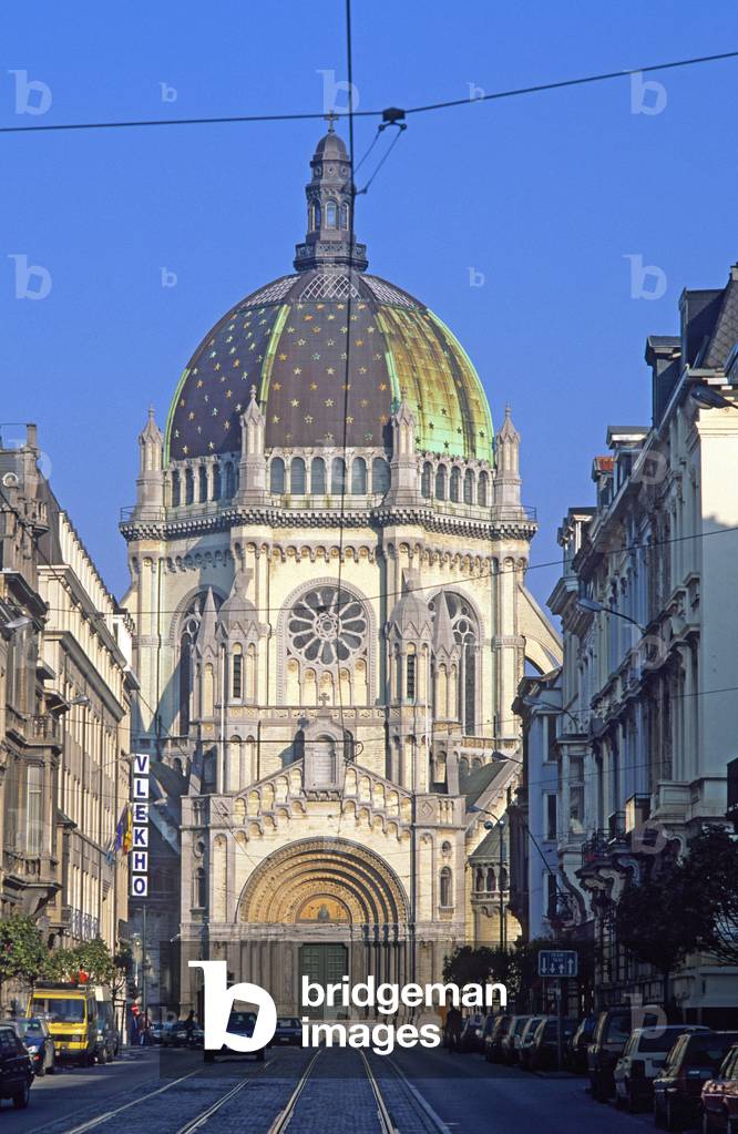 The Church of Sainte Marie, Rue Royale in Brussels (Belgium). Architect Louis Van Overstraeten (1818-1849), 1845-1885. Photography 10/10/99.