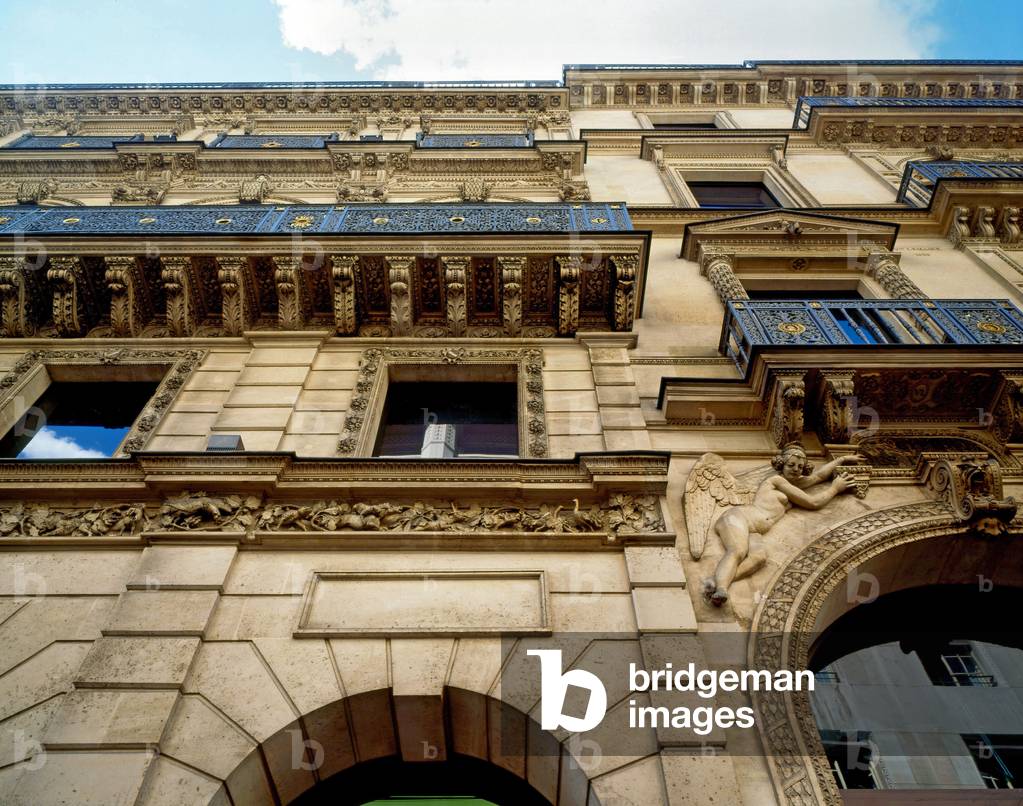 La Maison Doree, 20 boulevard des Italians in Paris. 1835 construction, architect Victor Lemaire.