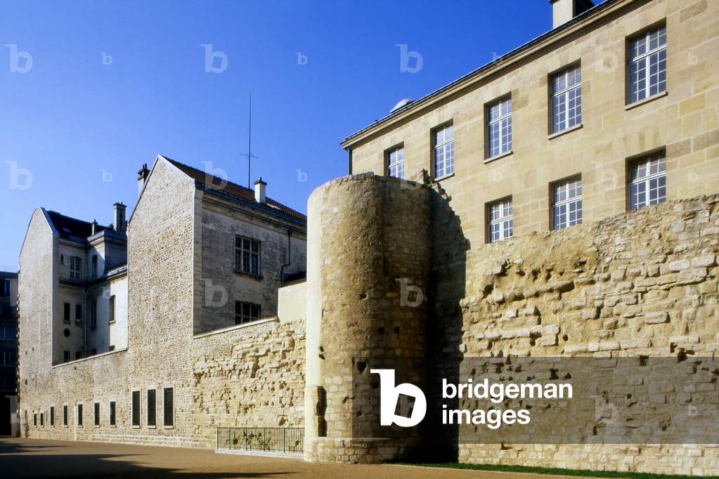 The remains of the Philippe Auguste compound in Paris, construction 1190.