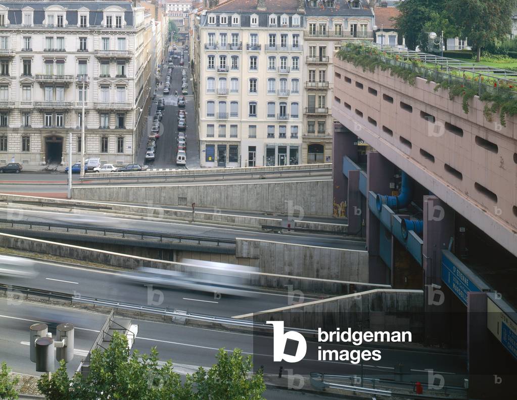 The Perrache district, Cours de Verdun, Lyon (Rhone).