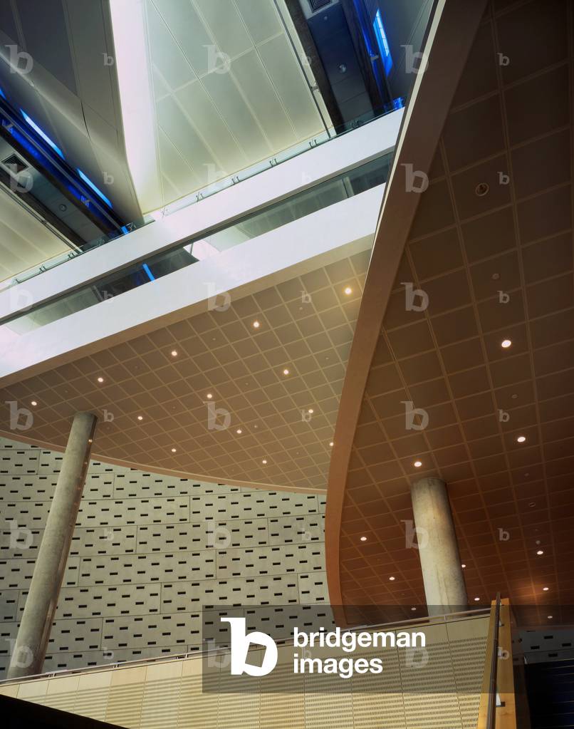 The Library of Alexandria in Egypt (Bibliotheca Alexandrina), Architect Snohetta, 2002.