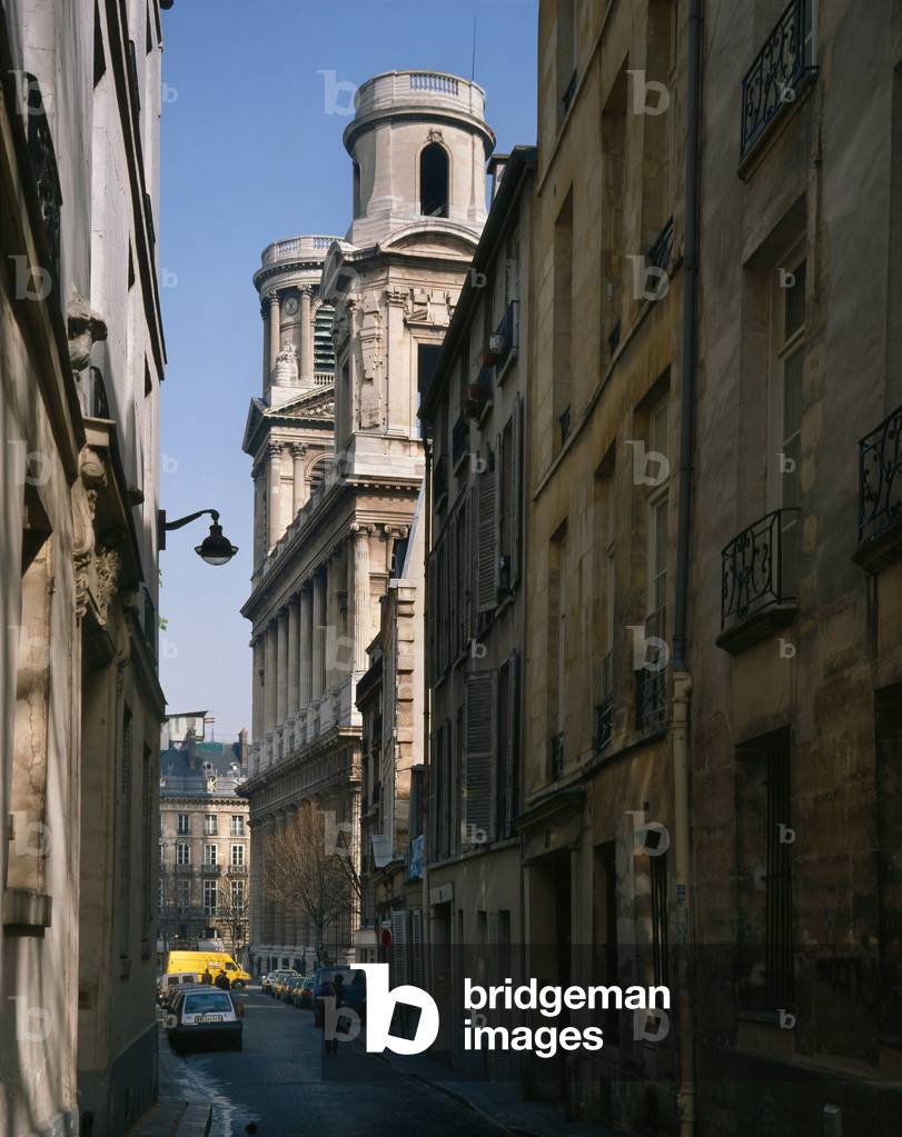 Saint Sulpice Church (Saint Sulpice), Place Saint Sulpice, Paris 6 (France). Architect Jean Nicolas Servandoni, 1646-1780.