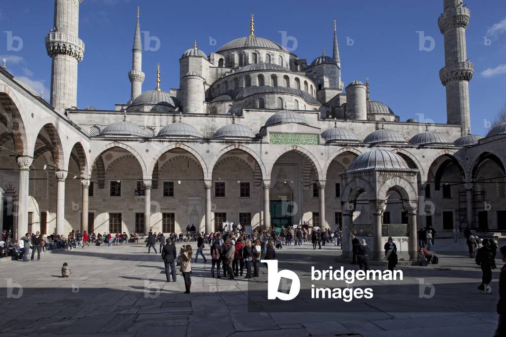 Blue Mosquee in Istanbul Blue Mosquee - Sultan Ahmed Religious Complex - Istanbul - 1616 - Davut Aga -