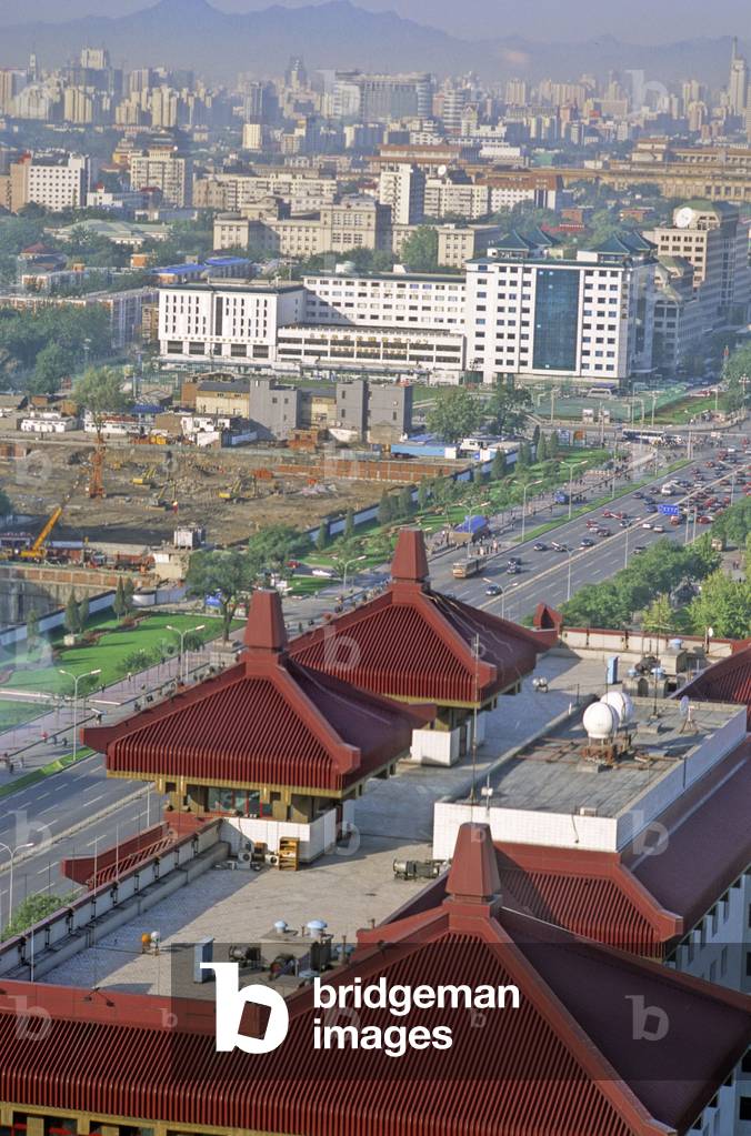 Chang'an Avenue in Pekin, China.