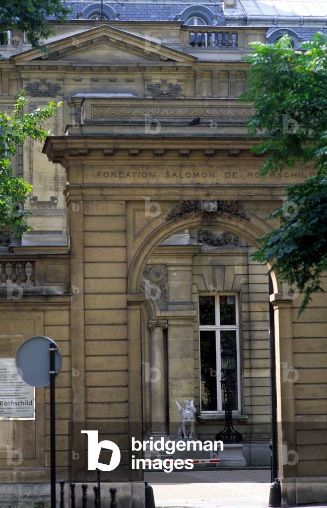 Fondation Salomon de Rothschild, 11 rue Berryer, Paris 8th arrondissement. Construction 1872-1878, architects Leon Ohnet (1813-1874) and Justin Ponsard (?).