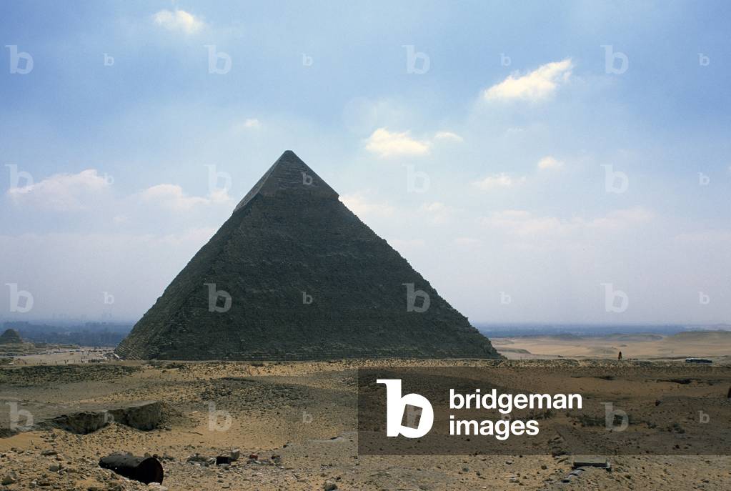 Pyramid in Cairo, Egypt. Photograph 10/05/02.