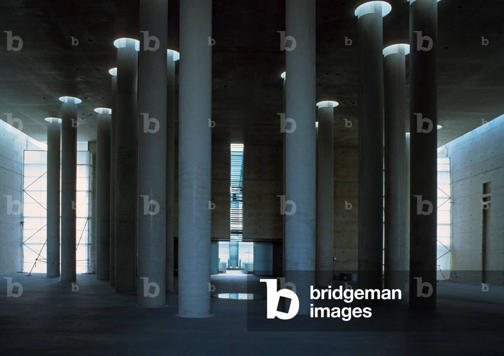 Baumschulweg Crematorium in Berlin (Germany). Architect Axel Schultes, 1996-1998. Photography 15/08/03.