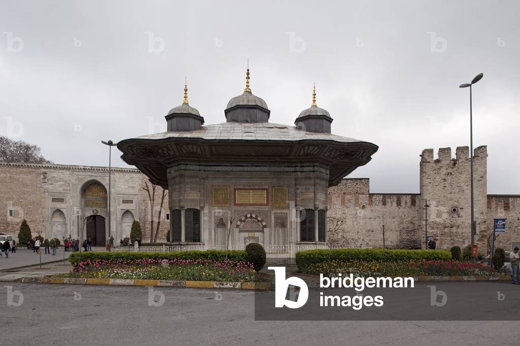 Ahmet III Fountain of St. Sophia Basilica in Istanbul Ahmet III Fountain of St. Sophia - Istanbul - Turkey -