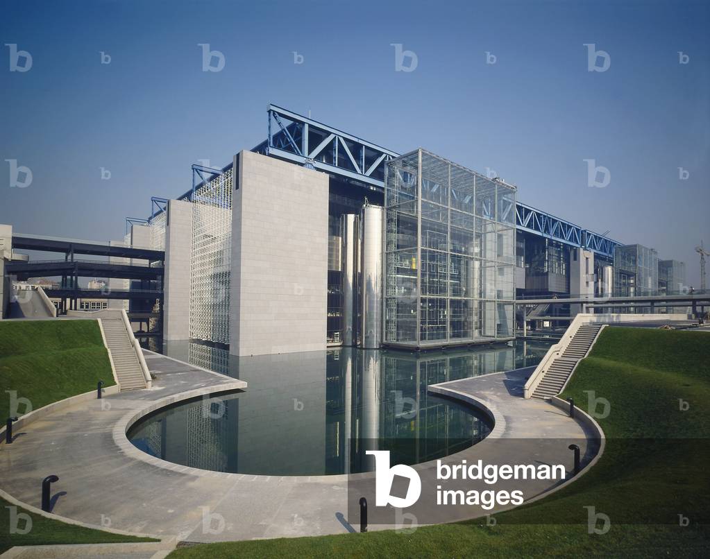 The City of the Sciences and the Industry, Paris 19th, photo taken in 1986 (photo)