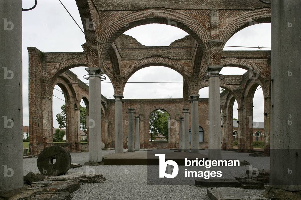 The Grand Hornu, now the Museum of Contemporary Arts, near Mons in Belgium. Architect Pierre Hebbelinck, 2002.