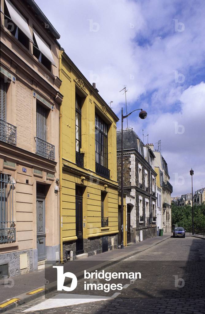 The rue des artistes in Paris.
