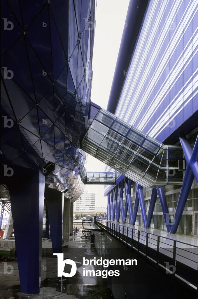 The hotel of the department in Marseille (Bouches du Rhone), architect Wiliam Alsop, 1994.