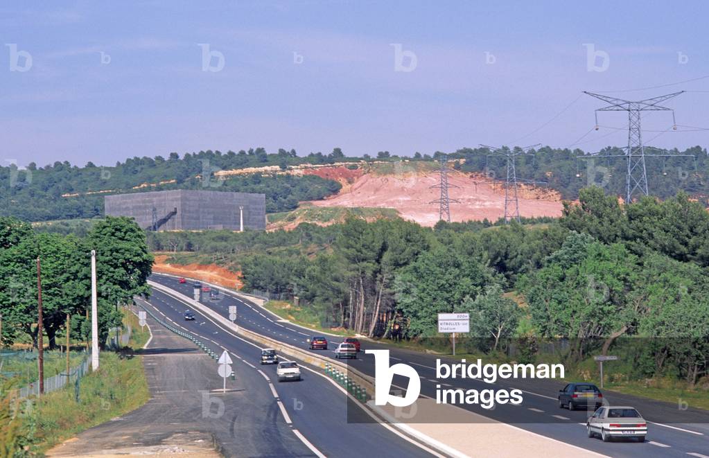 The Stadium has Vitrolles, Bouches-du-Rhone (Bouches du Rhone), Provence-Alpes-Cote d'Azur (Provence Alpes Cote d'Azur), France. Architecture by Rudy Ricciotti, 1995. Photography 10/05/96
