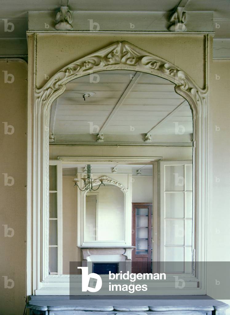 Le Castel Beranger, 14 rue La fontaine in Paris 75016. Architect Hector Guimard (1867-1942), 1895-1898. One of the most famous examples of Art Nouveau. The facades were awarded in the first competition of facades opened by the City of Paris.