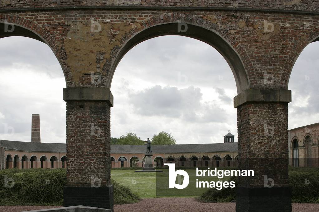 The Grand Hornu, now the Museum of Contemporary Arts, near Mons in Belgium. Architect Pierre Hebbelinck, 2002.