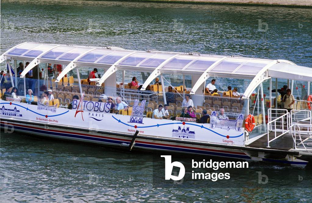 Batobus on the Seine in Paris.