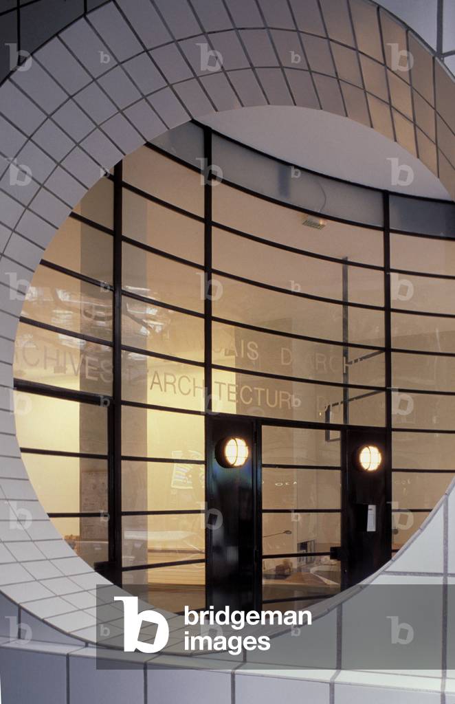 The archives of the Institut francais d'architecture, 127 rue de Tolbiac, Paris 13, architects Bernard Reichen and Philippe Robert, 1998.