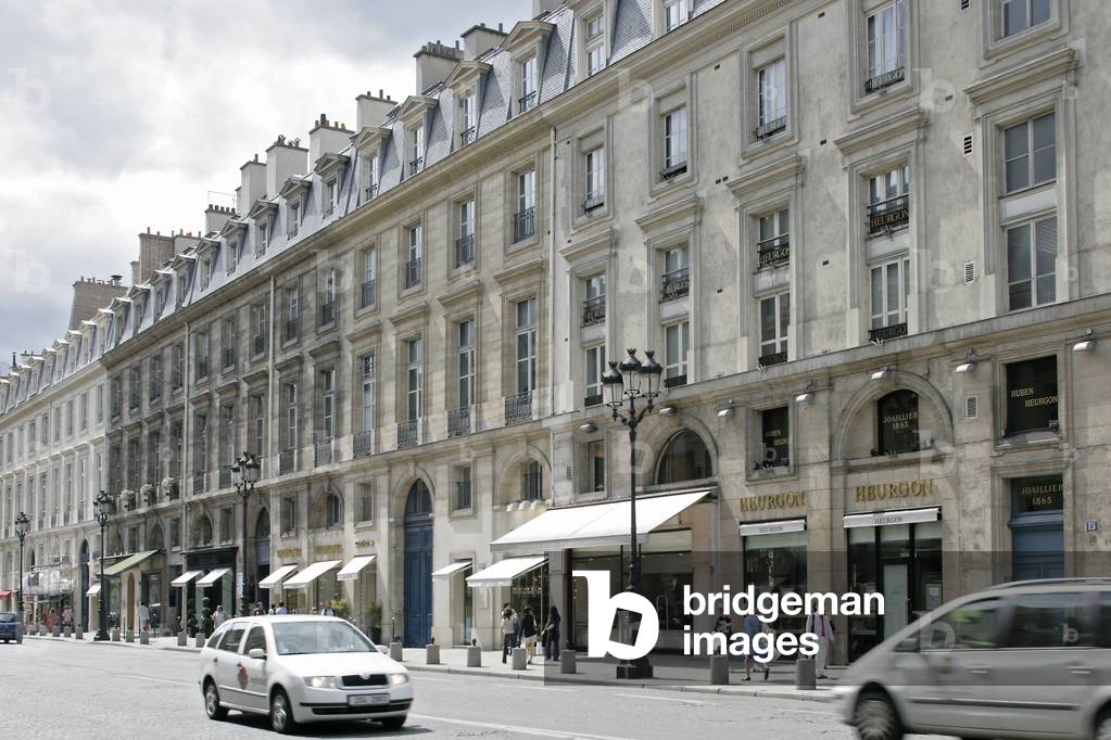 La rue Royale in Paris. Photography 21/08/07.