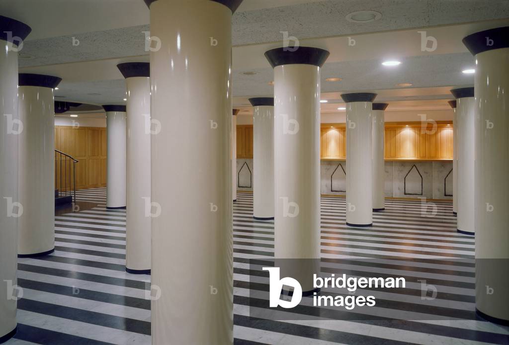 Theatre des Abbesses, 23 rue des Abbesses, Paris 18. Architecture by Charles Vandenhove, 1992-1995. Photography 1996.