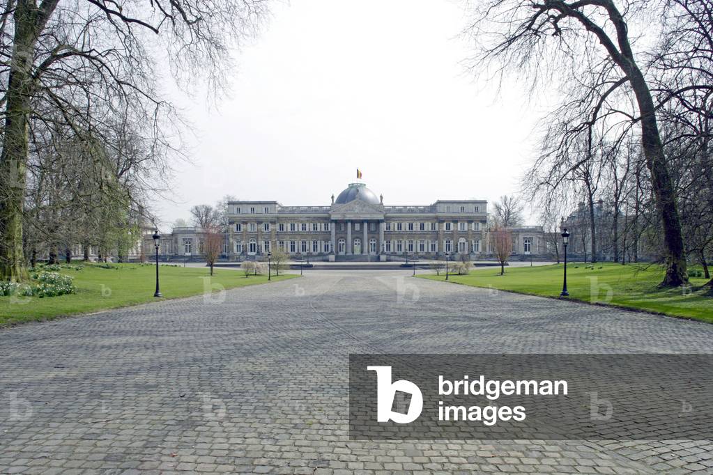 Royal greenhouses, avenue du parc in Laeken, Belgium.
