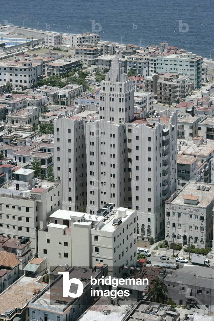 Vedado district in Havana, Cuba.