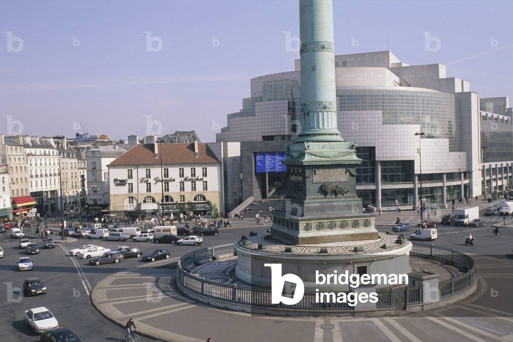 Place de la Bastille in Paris.