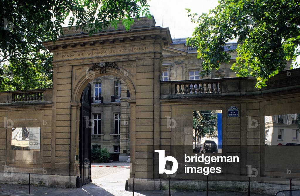 Fondation Salomon de Rothschild, 11 rue Berryer, Paris 8th arrondissement. Construction 1872-1878, architects Leon Ohnet (1813-1874) and Justin Ponsard (?).