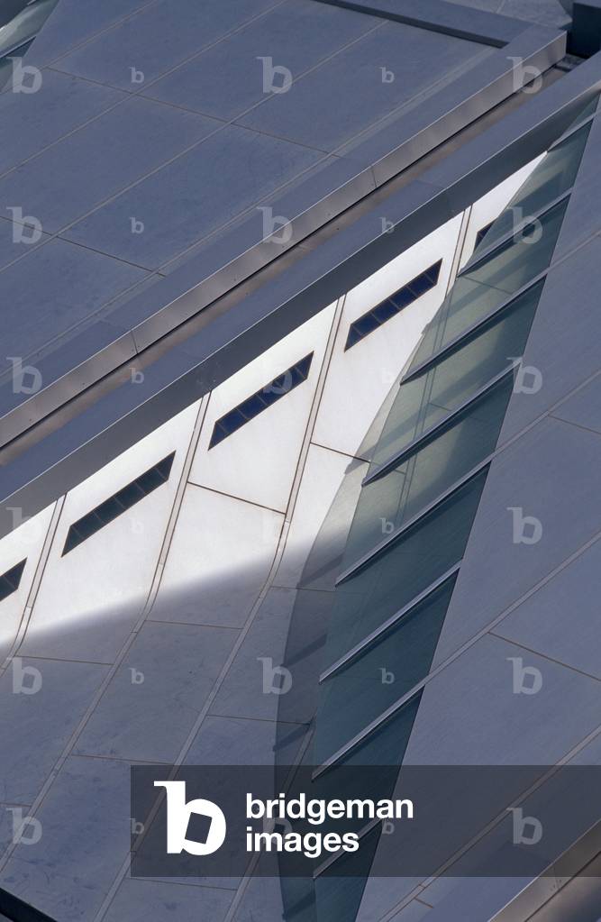 The Library of Alexandria in Egypt (Bibliotheca Alexandrina), Architect Snohetta, 2002.