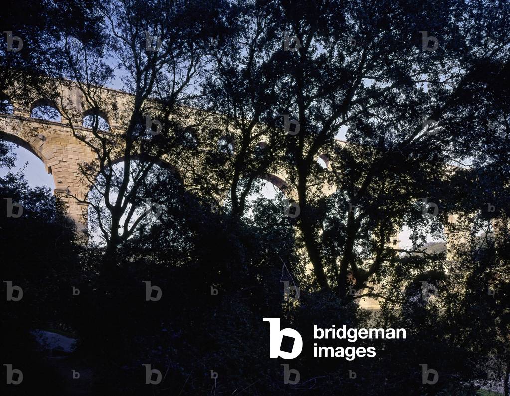 Le pont du Gard, Languedoc-Roussillon (Languedoc Roussillon), France
