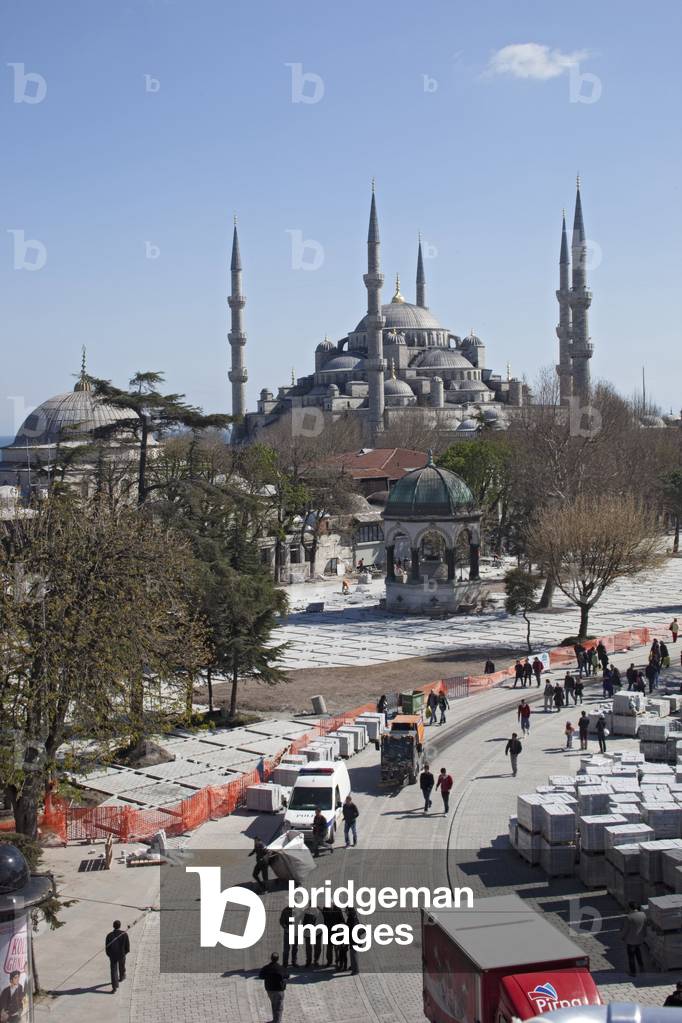 Blue Mosquee in Istanbul Blue Mosquee - Sultan Ahmed Religious Complex - Istanbul - 1616 - Davut Aga -