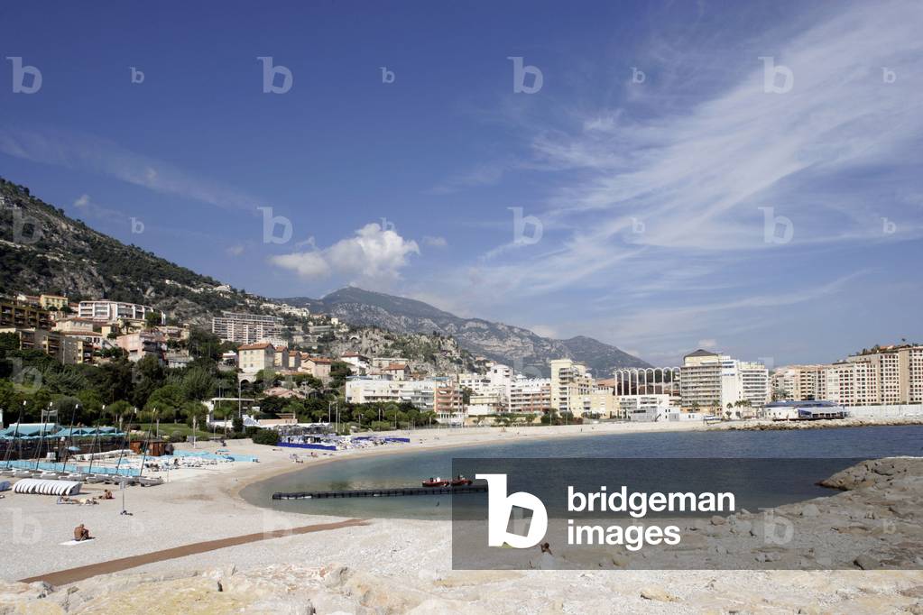 Cap d'Ail Beach (Maritime Alps).