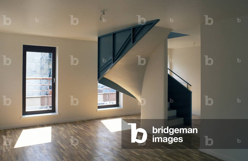 Pariser Wohnung, Paris 19 - Architektur von Jean-Pierre Buffi, 1997