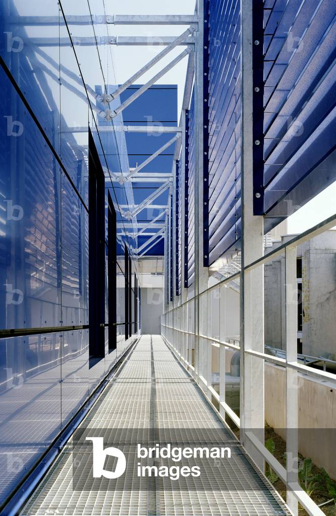 Ospedale a Gennevilliers (Hauts de Seine). Realizzazione 2006, architetti Pascal Beau e Robert Vanhecke.