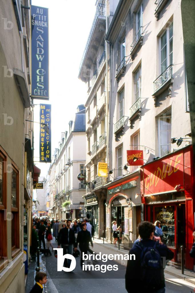 Rue Saint Andre des Arts, 6. Pariser Arrondissement.