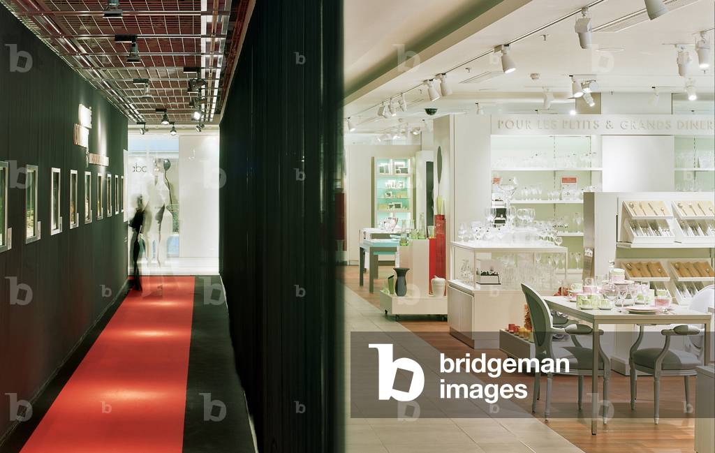 Die Galeries Lafayette, 40 Boulevard Haussmann, Paris 9. Architektur von Jean-Jacques Ory, Saguez und Partnern