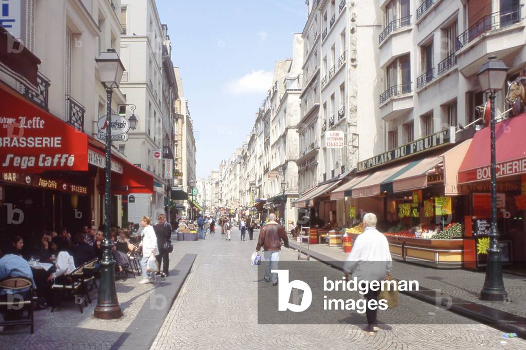 Rue de Montorgueil a Parigi.