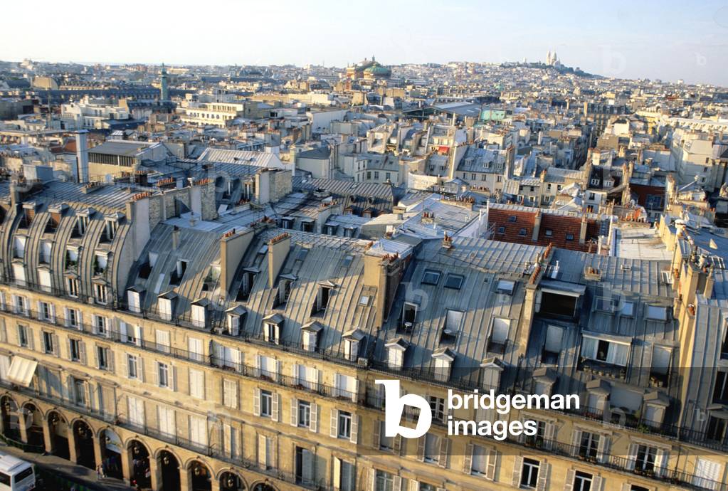 Bild von Fotografie "Pariser Gebäude Rue de Rivoli"
