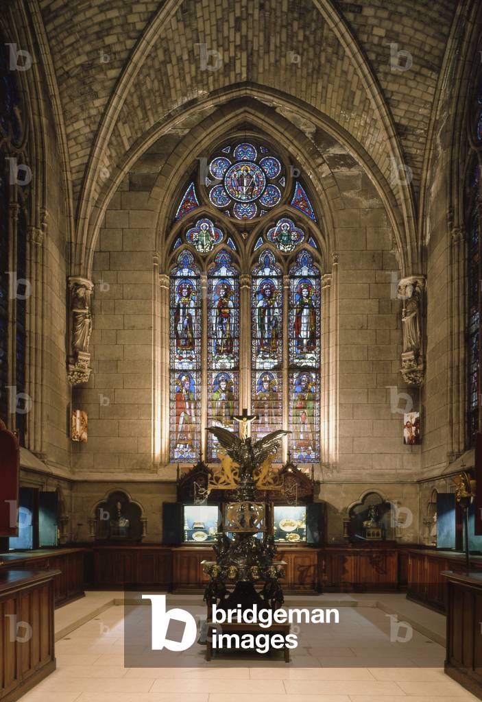 La cathédrale Notre Dame de Paris, Paris 4. Construction à partir de 1160, réhabilitation par Viollet Le Duc, 