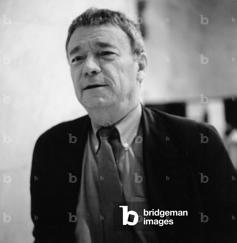 "Porträt von Francois Barre. Photographie 1999" von Jacqueline Salmon, b/w