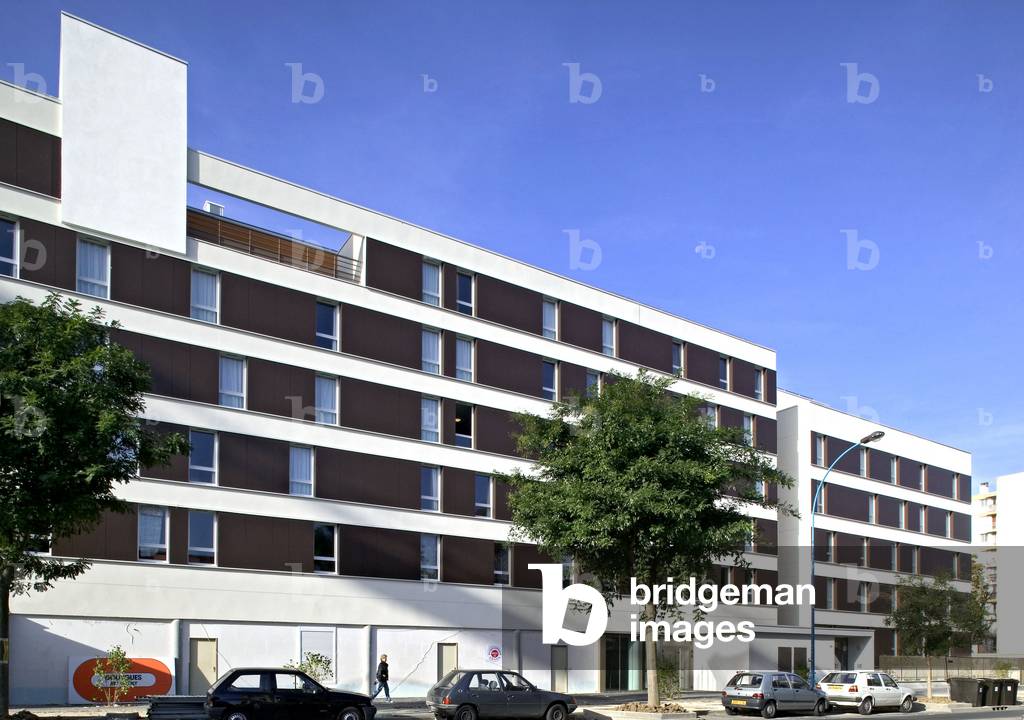 Studentenwohnheime Le Klebert und Nicolas Appert in Ivry sur Seine (Val de Marne). Architekten Bertrand Dubus 