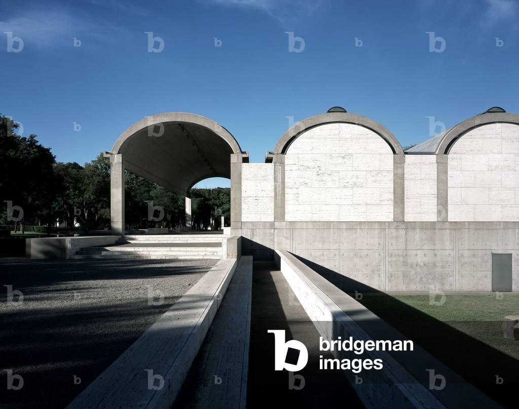 Musee Kimbell (Kimbell Art Museum) in Forth Worth, Texas, USA