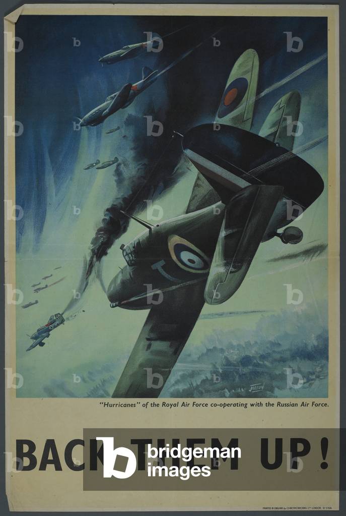 'Back Them Up! ' Poster, 1941 (Farbe litho)