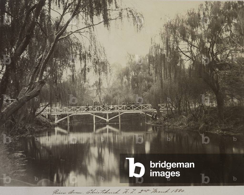 River Avon, Christchurch, 3rd March 1880 (albumen silver print)