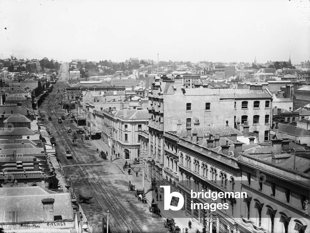 Queen Street, Auckland, c.1869-1900 (silver gelatin print) 