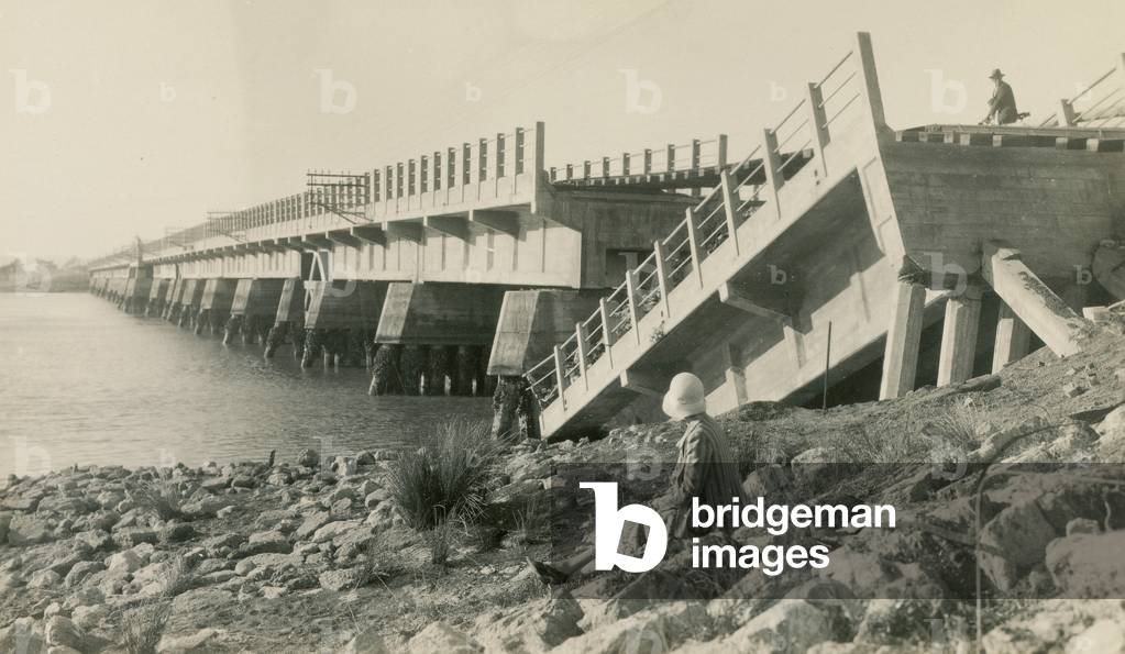 Aftermath of Hawke's Bay Earthquake, Napier, New Zealand, 1931 (silver gelatin print) 