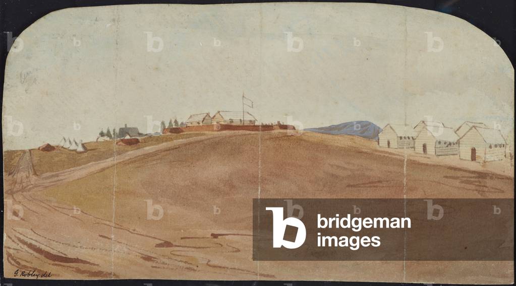 Te Papa, Tauranga, 1865 (w/c on paper) 